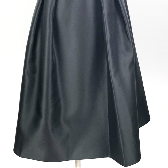 ADRIANNA PAPELL Jersey Mikado Party black gown - Picture 3 of 8